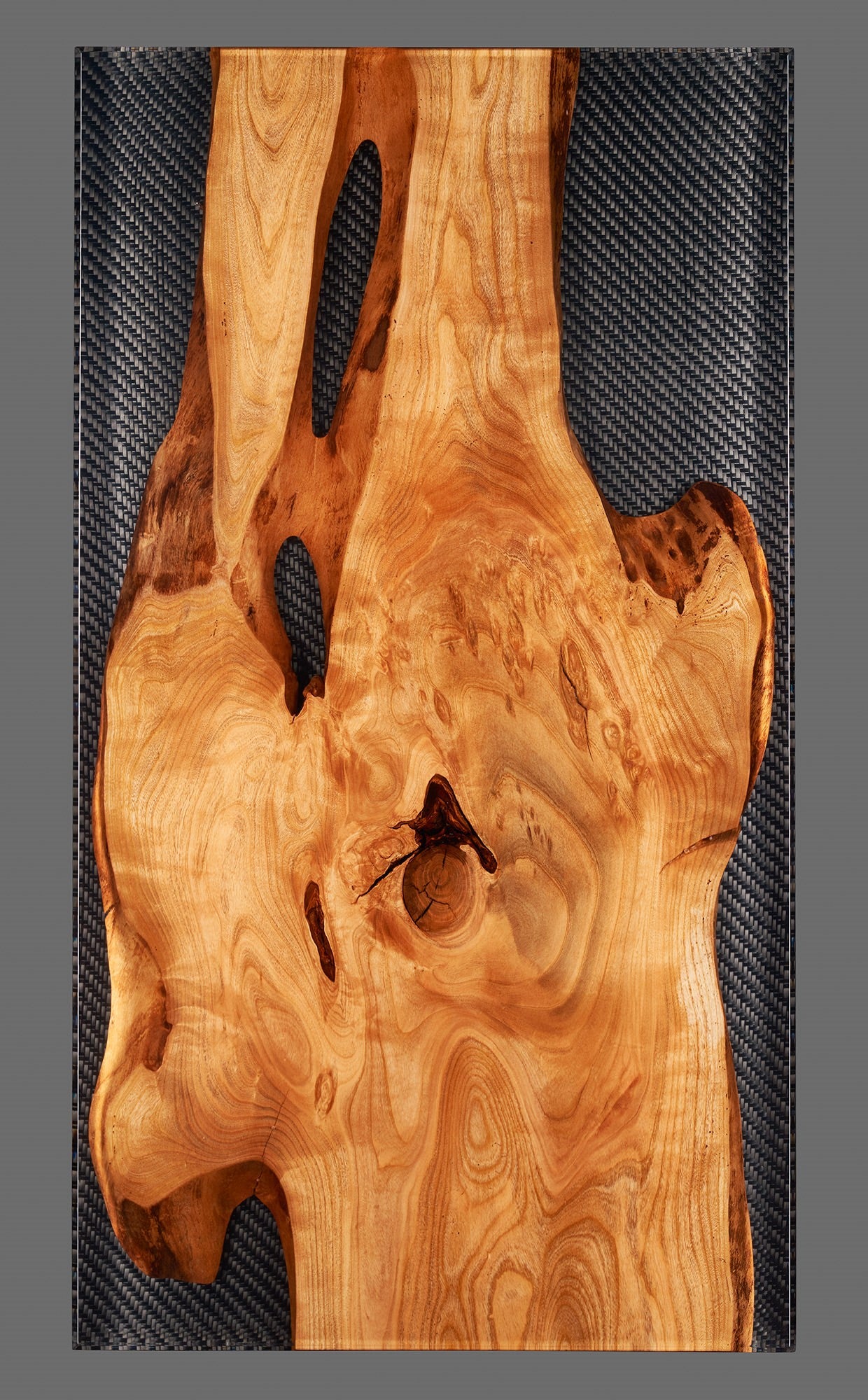 Carbon - Epoxidharz Holztisch