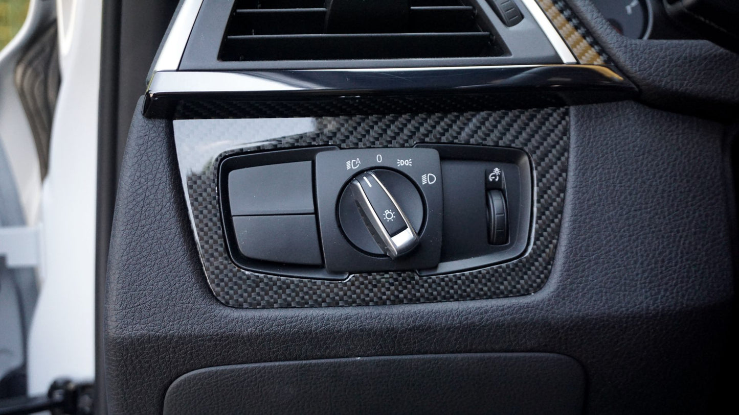Carbon Blende Lichtschalter passend für 3ER/4ER BMW