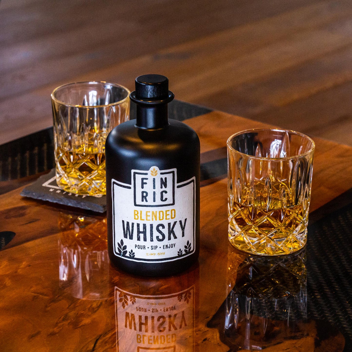 Carbon - Epoxidharz Holztisch